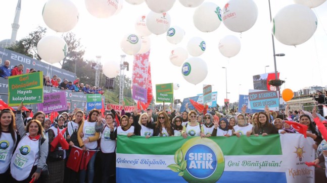 İstanbul Maratonu’nda AK Kadınlardan “Sıfır Atık” çağrısı