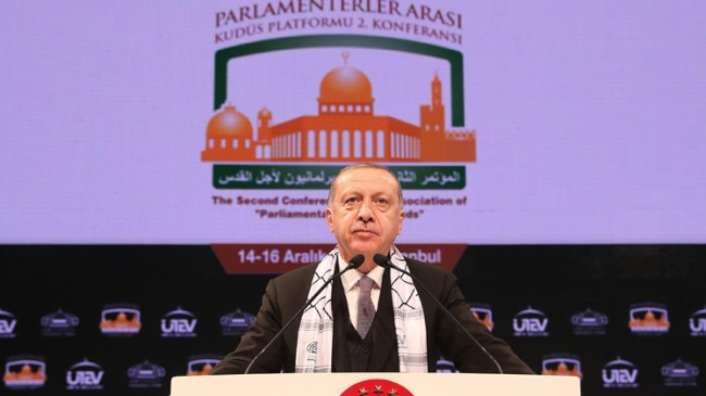 Erdoğan, “Musevilere yapılan katliamın faturası masum Filistinlilere kesildi”