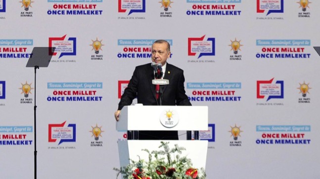 Erdoğan, “CHP’ye İstanbul gibi bir şehri teslim etmek, dikeni sulamaktır”