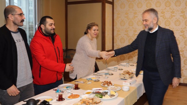 Başkan Poyraz, yerel gazetecilerle buluştu
