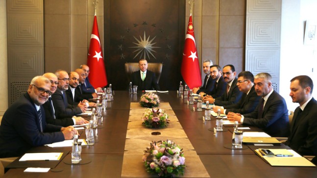Başkan Erdoğan, Arap milletvekilleri ve heyeti kabul etti