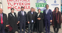 Özgül Özkan Yavuz, Kadıköy’deki Tanzim Satış Noktaları’nı gezdi