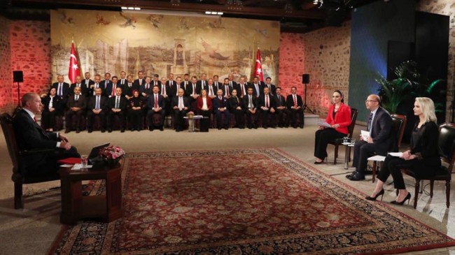 Başkan Erdoğan, İstanbul’daki Belediye Başkan Adaylarıyla TRT’de