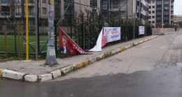 Şadi Yazıcı’nın afişleri yerde CHP’nin ki ise yerinde!