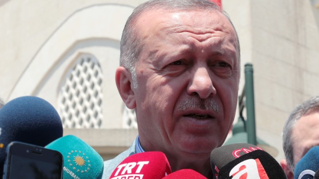 Başkan Erdoğan, “Kıbrıs’taki Türk soydaşlarımızın hakkını yedirmeyiz”