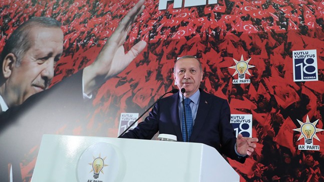 Başkan Erdoğan’dan kongre çıkışı