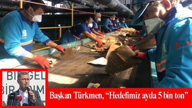 Başkan Türkmen, “Dönüşümde Üsküdar Modeli” ile hedefimiz ayda 5 bin ton