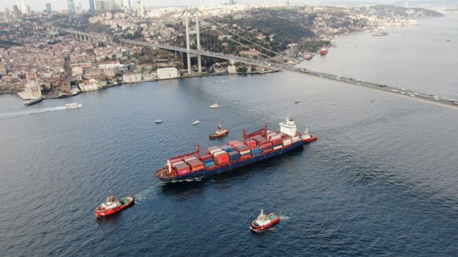 İstanbul Boğazı’ndan geçen gemi sayısı!