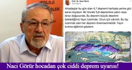 Naci Görür’den “Büyük İstanbul Depremi” ile ilgili sıkıntılı paylaşım!