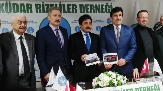 Üsküdarlı Rizelilerden “Türkiye’nin Otomobili”ne tam destek