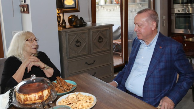 Başkan Erdoğan’dan Alev Alatlı’ya ziyaret