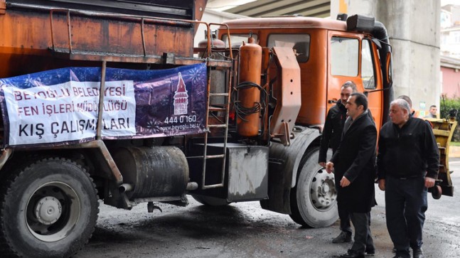 Başkan Yıldız, “Beyoğlu Belediyesi ekipleri kışa hazır”