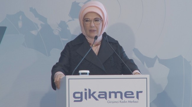 Emine Erdoğan, “Kadınların iş gücü yüzde 23’ten 34’e yükseldi”