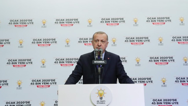 Erdoğan, “AK Parti ulusal bir coğrafyaya değil uluslararası bir coğrafyaya hitap eden bir partidir”