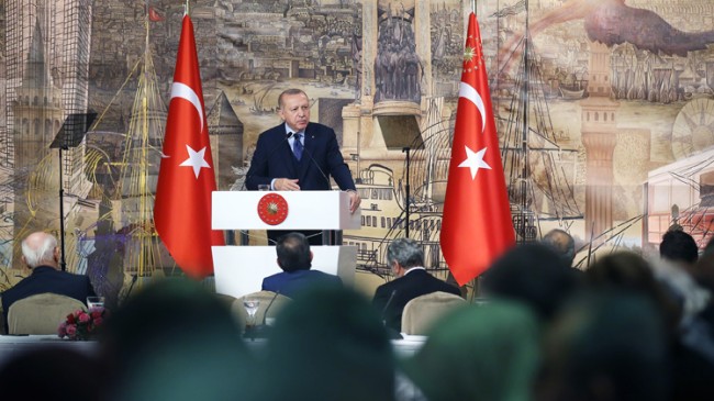 Erdoğan “Türkiye’nin Suriye’de yürüttüğü mücadelenin anlamını hala kavrayamayanların olduğunu üzüntüyle görüyoruz”