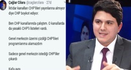 Gazeteci Çağlar Cilara, CHP’nin gerçek yüzünü ortaya çıkardı