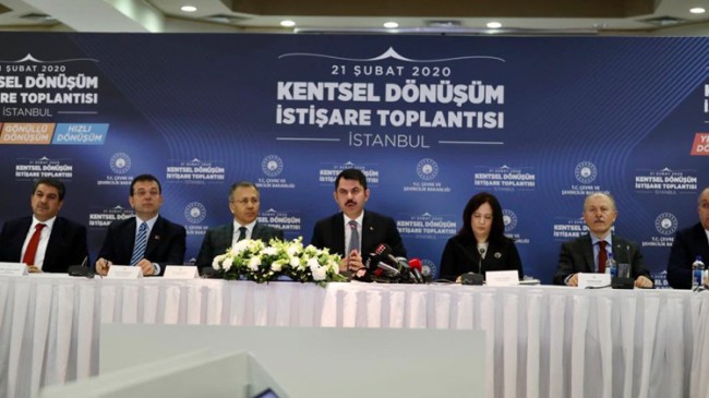 İstanbul’da kentsel dönüşüm süreci, Kurum’un katılımıyla masaya yatırıldı