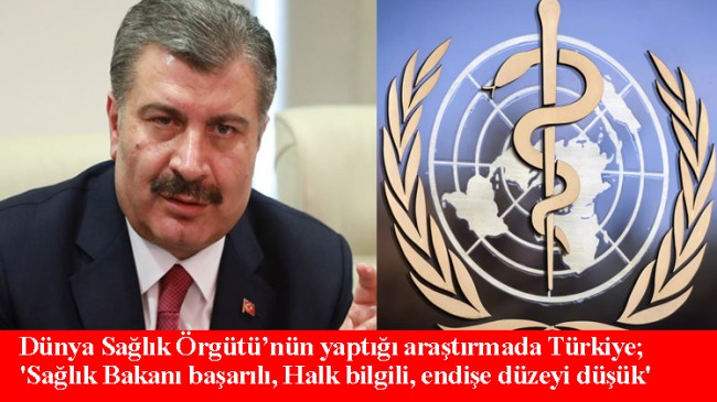 Dünya Sağlık Örgütü, Koronavirüs araştırmasında Türkiye’ye tam not verdi