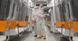 Metrolarda “Koronavirüsü”ne karşı nano teknoloji ile dezenfekte