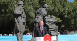 Şehitler tepesi boş değil diyen Erdoğan’dan ‘Çanakkale Zaferi’ mesajı