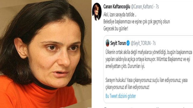 Canan Kaftancıoğlu Cumhurbaşkanı Erdoğan’a hakaret etti!