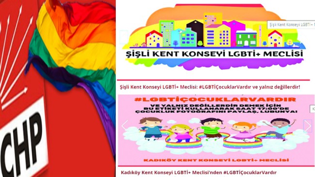 CHP’li belediyeler, çocukları ‘LGBTİ’ sapıklığına sürüklüyor (!)