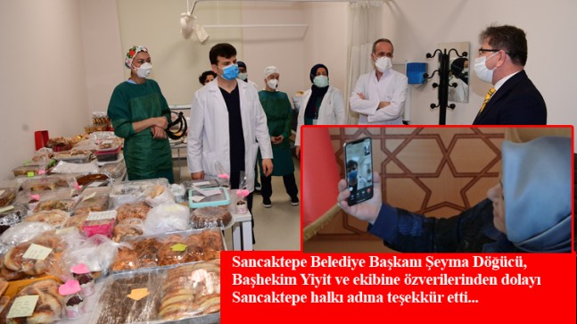 Sancaktepe Belediyesi’nden sağlık çalışanlarına el emeği yemek ikramı