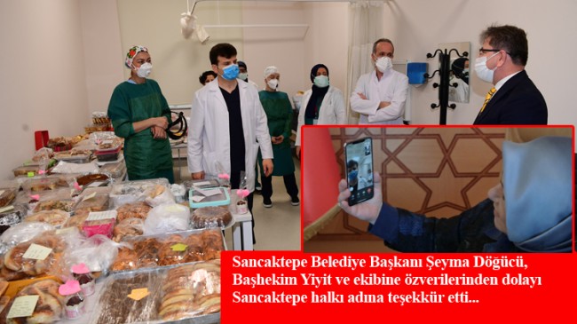 Sancaktepe Belediyesi’nden sağlık çalışanlarına el emeği yemek ikramı