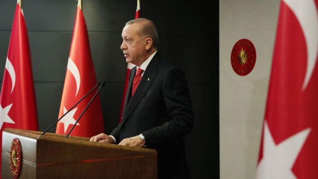 Erdoğan, “Şartları uygun camilerden başlayarak camilerimizi ibadete açıyoruz”