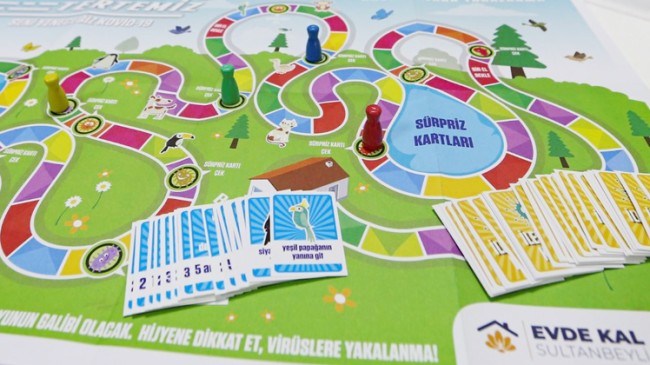 Sultanbeyli Belediyesi’nden evde kalanlara eğitici ve öğretici bir oyun seti