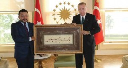 Erdoğan, İslam İşbirliği Gençlik Forumu Başkanı Taha Ayhan’ı kabul etti