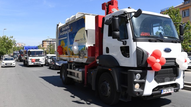 Sancaktepe Belediyesi’nin temizlik filosu adeta göz kamaştırıyor