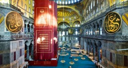 Ayasofya Camii’nin içinden yeni görüntü