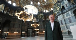Cumhurbaşkanı Erdoğan, Ayasofya Camii’nde