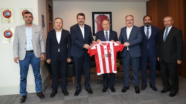 Yiğidolar, TFF Başkanı Nihat Özdemir’i ziyaret etti
