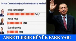 Cumhurbaşkanı Erdoğan, açık ara zirvede