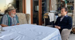 Başkan Yazıcı şarkıcı Halil Sezai tarafından darp edilen Hüseyin Meriç’i ziyaret etti