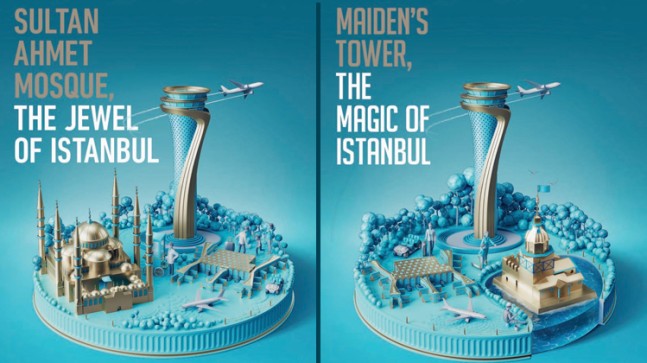 İstanbul Havalimanı’nın görsel tasarımları yolcuların beğenisine sunuldu