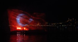 Haliç’de gerçekleşen ‘Preveze Deniz Zaferi’ kutlamalarında muhteşem görüntüler