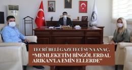 Suna Anaç, Bingöl Belediye Başkanı Erdal Arıkan ile önemli röportaj gerçekleştirdi