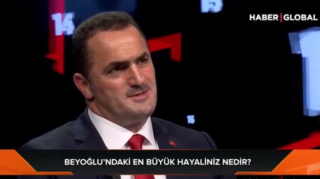 Beyoğlu Belediye Başkanı Haydar Ali Yıldız, en büyük hayalini açıkladı