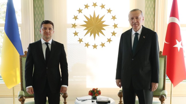 Erdoğan: “Ukrayna’nın egemenliğini Kırım dahil toprak bütünlüğünü hep destekledik