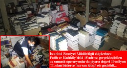 İstanbul’da 10 milyon TL değerinde binlerce ‘korsan kitap’ ele geçirildi