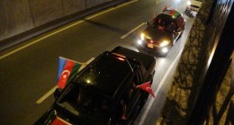 İstanbul’da Azerbaycan’a destek konvoyu