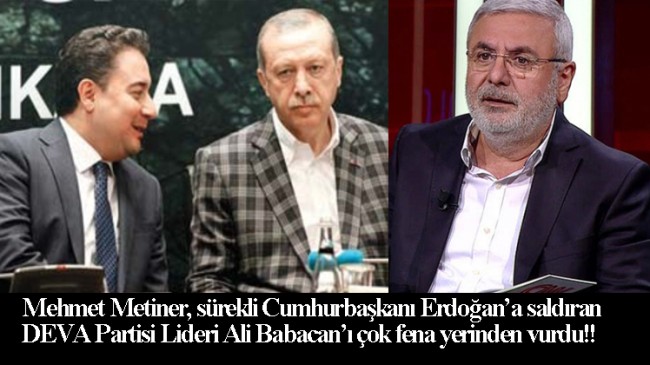 AK Parti’li Mehmet Metiner, Ali Babacan’a “Emredersiniz!” sözünü hatırlattı!