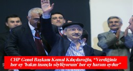 Kılıçdaroğlu, “AK Parti’ye verilen oy haramdır!”