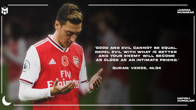 Mesut Özil’den Ayet’li mesaj