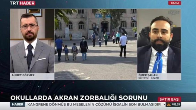 Eğitimci Yazar Ömer Şahan, TRT Haberde pandemi sürecinde yapılan eğitimden bahsetti
