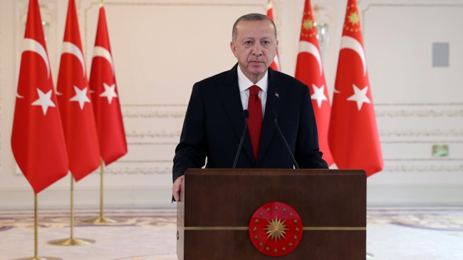 Cumhurbaşkanı Erdoğan, “Yönelttikleri tehditlere baktığımızda katıksız bir faşizmin izlerini görüyoruz”