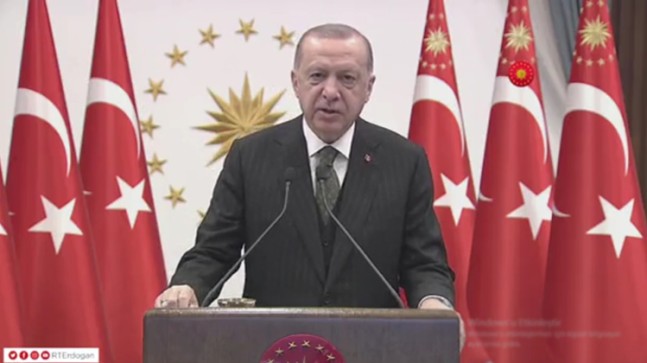 Erdoğan, “Yaptırım, ilk defa bir NATO üyesi olarak ülkemize uygulandı”